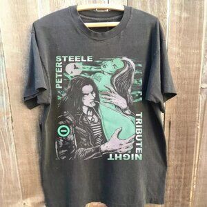 Retro 90s Type o Negative Tribute Night Peter Steele T-Shirt Band Gift Women Men